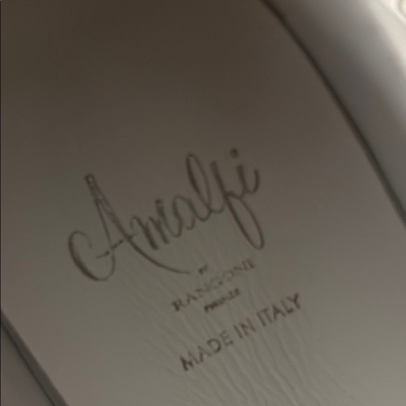 Alfani White and Blush Pink Slip-On Flats with Moccasin Stitching - Picture 2 of 10